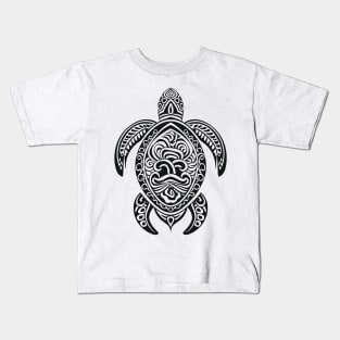 Tattoo Style Turtle Kids T-Shirt